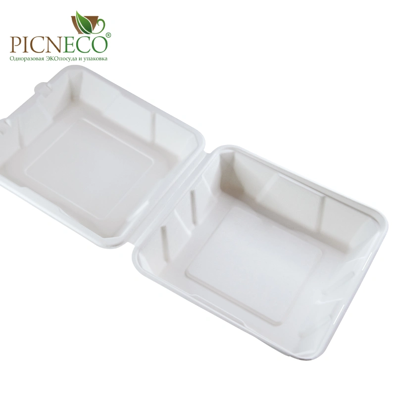 товар Ланч бокс из целлюлозы, 232х228х85, белый LB104